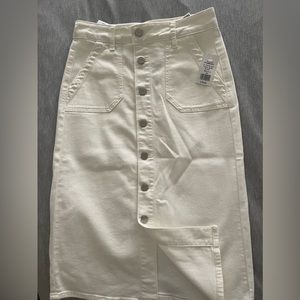 Paige Denim Midi Skirt NWT!!! Size 25